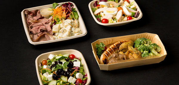  Assortiment de salades fraîches, colorées et équilibrées, idéales pour vos événements